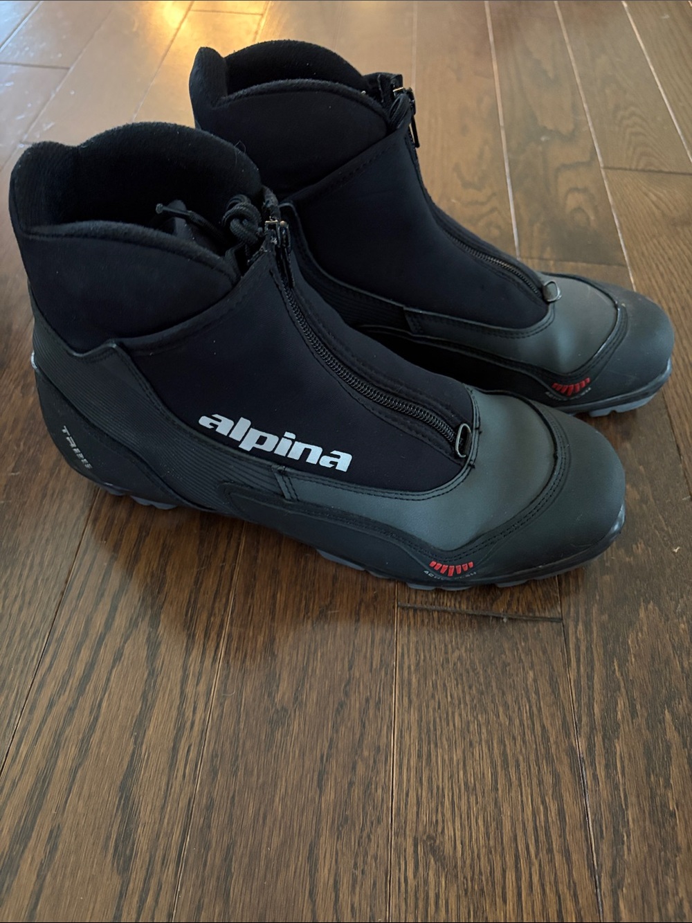 Men's Alpina TR25 Black Cross-Country Ski Boots